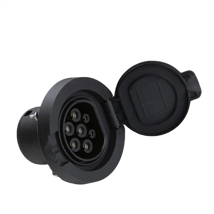 2 level 2 charger outlet 32A 63A ev charging station socket